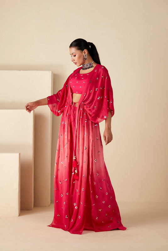 Pink Ombre Kaftan Sets