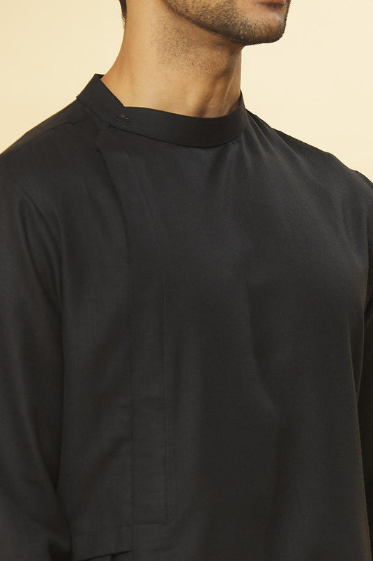 Tatvam Maharana Cotton Solid Kurta & Pyjama Set