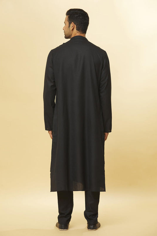Tatvam Mahotsav Cotton Solid Kurta & Pyjama Set