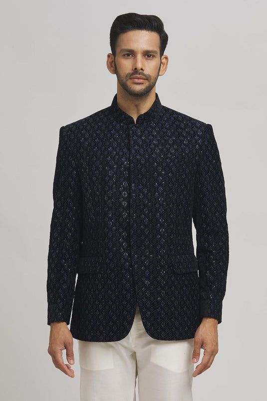Heera Embroidered Bandhgala