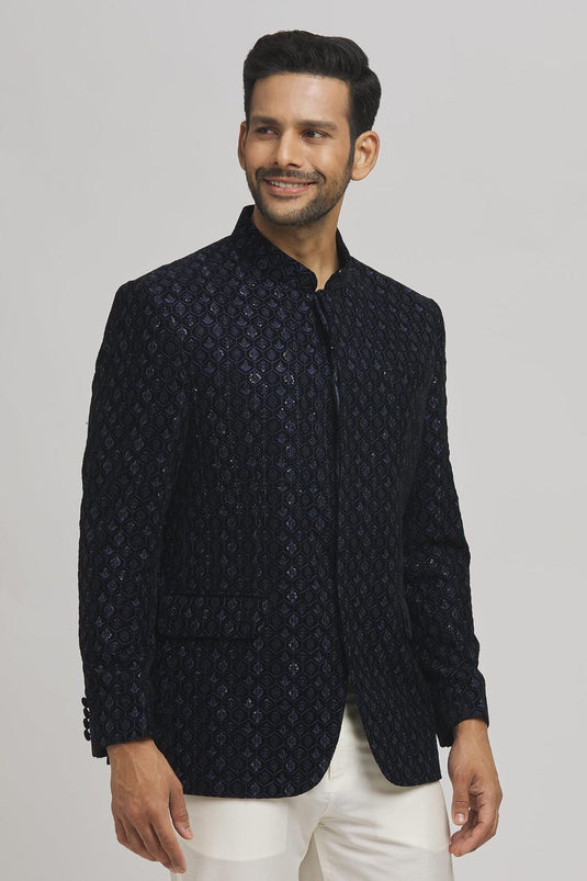 Heera Embroidered Bandhgala
