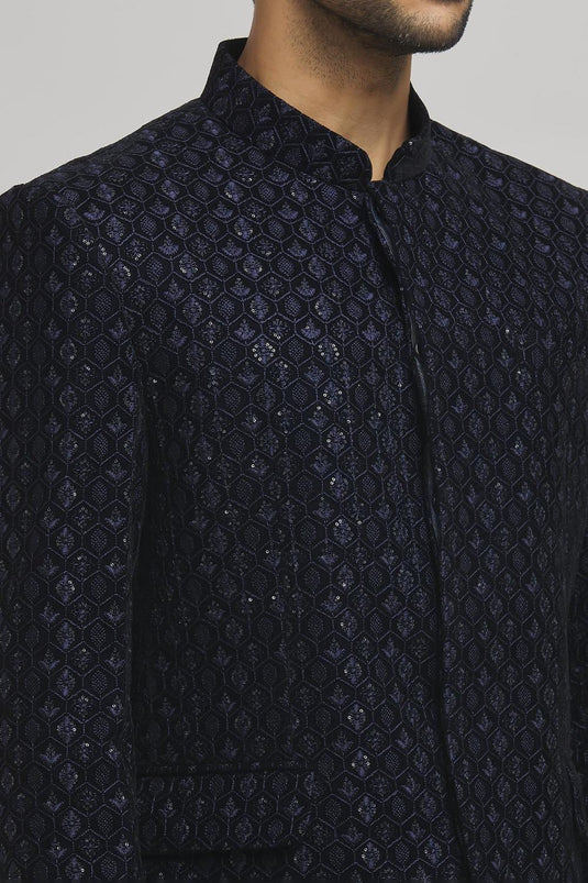 Heera Embroidered Bandhgala