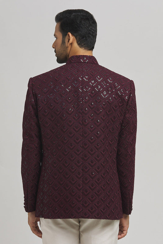 Jahaan Sequin Work Bandhgala