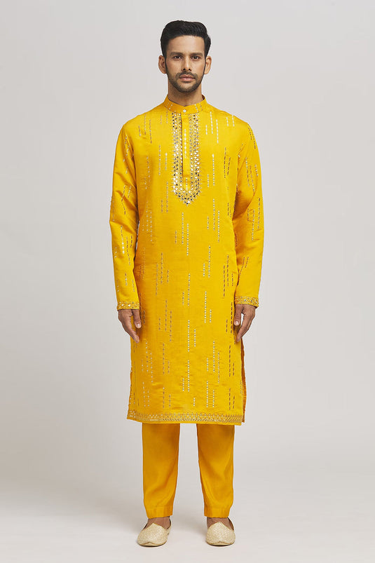 Kastu Embroidered Kurta Pant Set