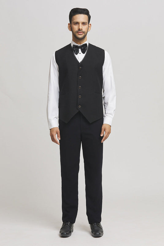 Cutdana Embellished Tuxedo Pant Set