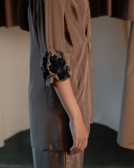Embroidered Cuff Coord
