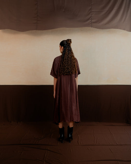 Pleated Shirt Dress