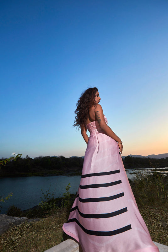 Pink Criss Cross Dress