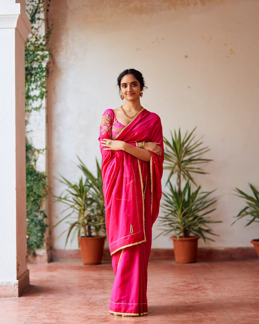 Zariphool Rani Saree & Blouse