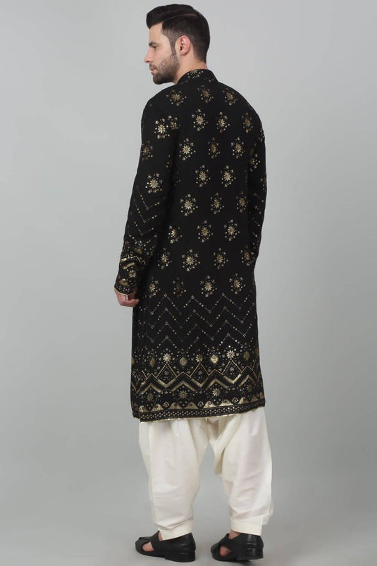Sitaara Jahan Sequin Embroidered Kurta Set