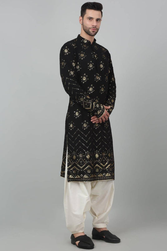 Sitaara Jahan Sequin Embroidered Kurta Set