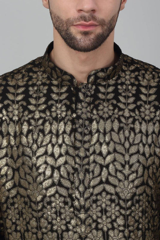 Pulbangush Sequin Embroidered Kurta Set