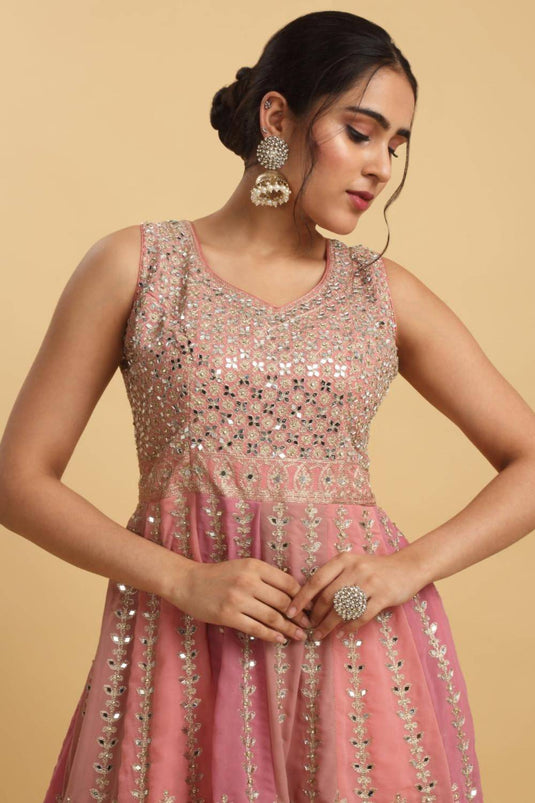 Trishna Embroidered Kurta Sharara Set