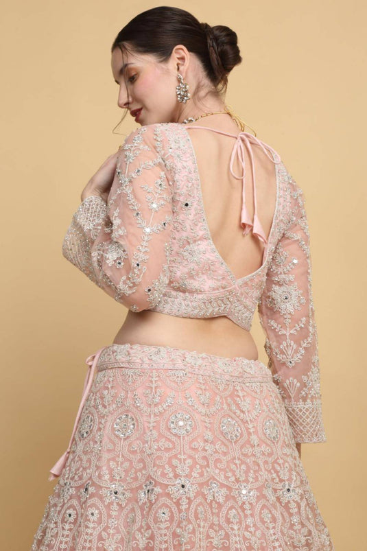Suhavana Embroidered Floral Bridal Lehenga Set