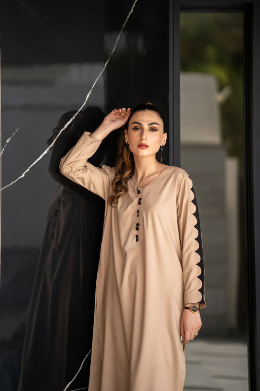 Light beige Kurta With Pants