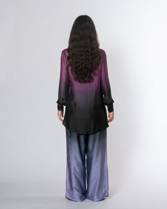 Pleated Shirt Coord