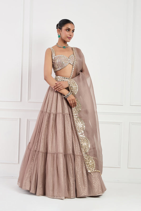 Mocha Muse Lehnga Set