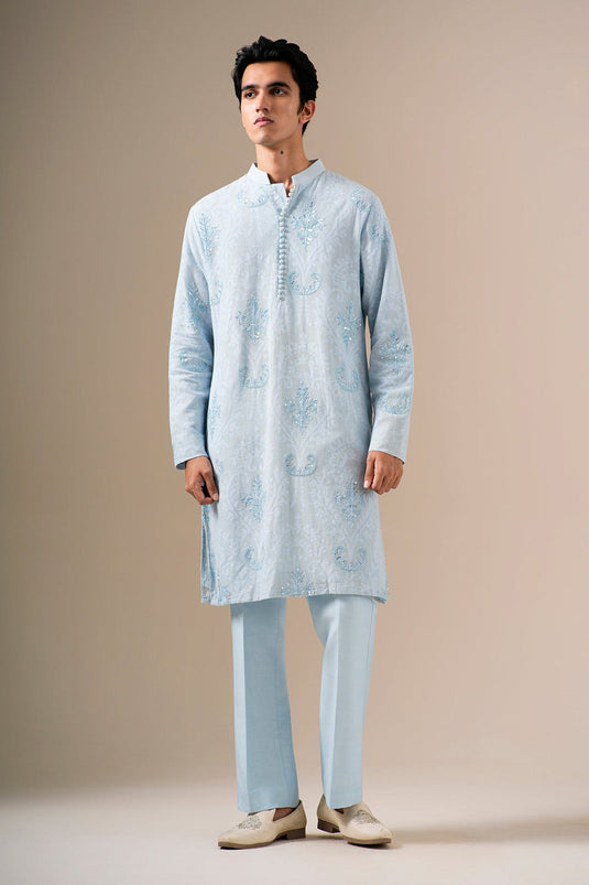 Azure Noor Kurta Set