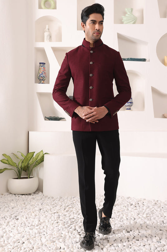 Bandgala Set with collar details