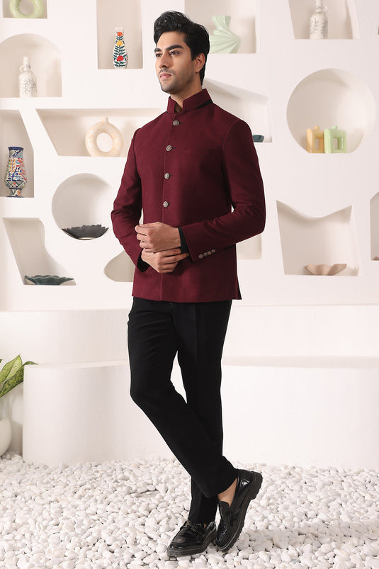 Bandgala Set with collar details