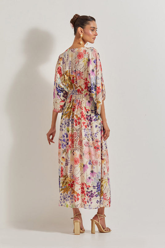 Blooming Burst Rayon Dress
