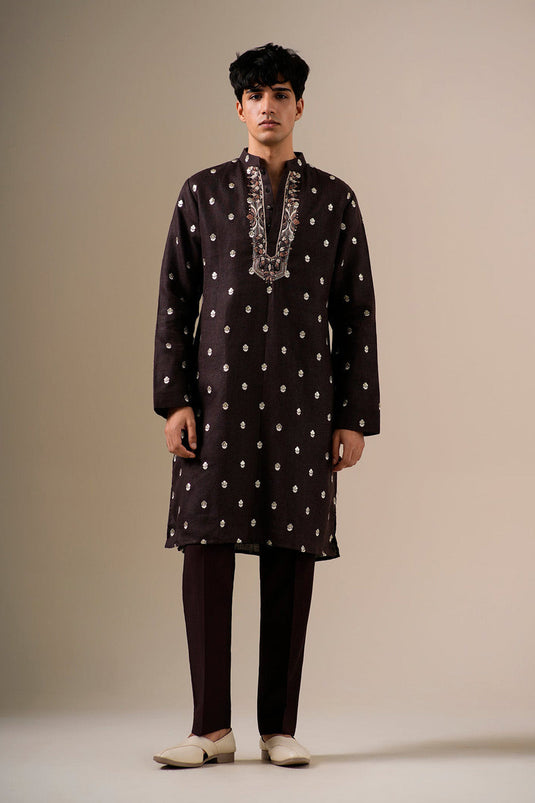 Cacao Majesty Kurta Set