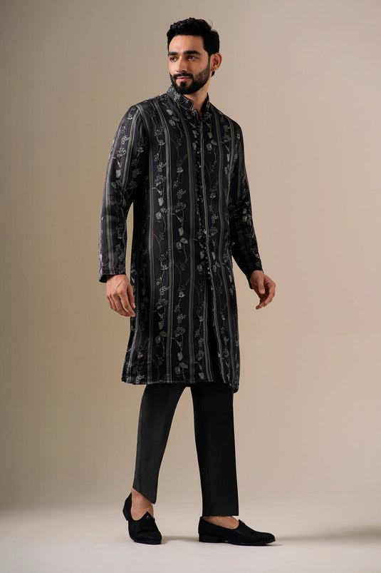 Charcoal Mist Kurta Set
