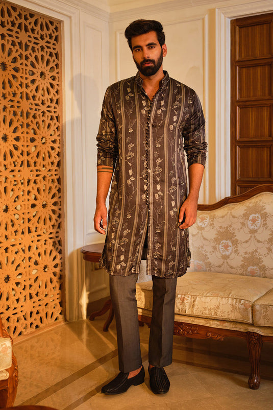 Charcoal Mist Kurta Set
