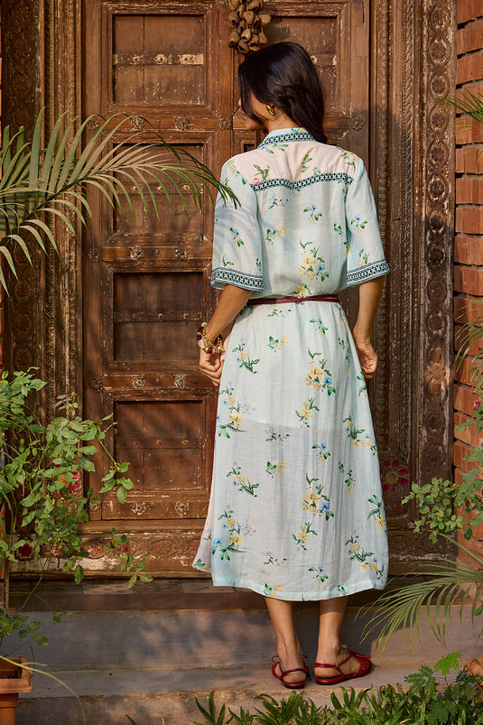 Ciel & Rose Floral Shirt Dress