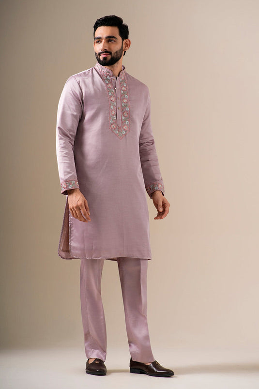 Dusky Rose Jardin Kurta Set