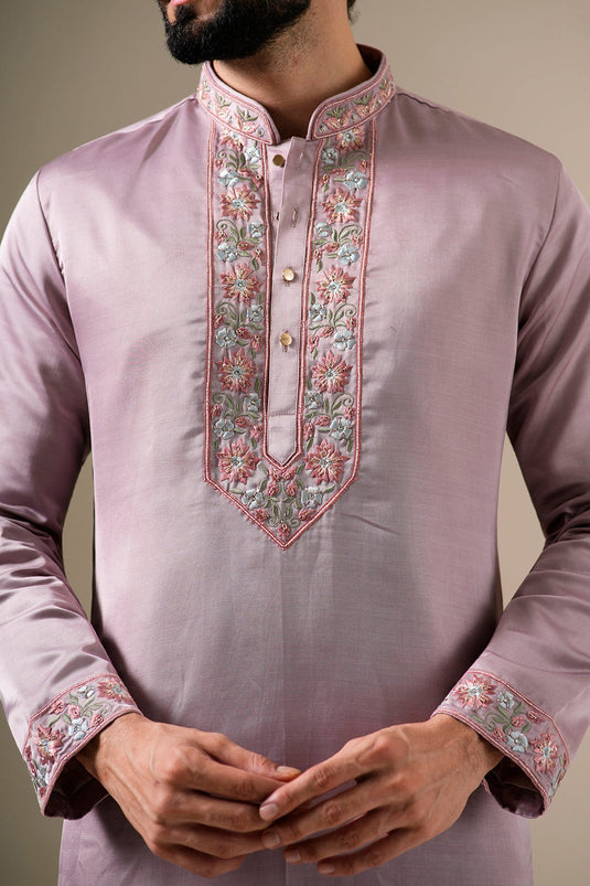 Dusky Rose Jardin Kurta Set