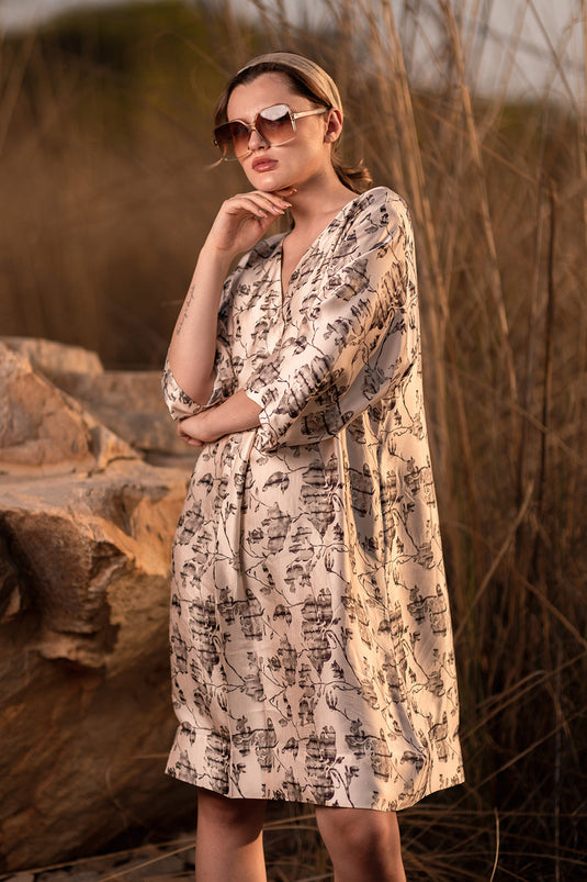 Floral Reverie Kaftan Dress