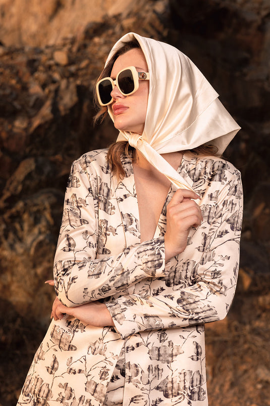 Floral Reverie Long Blazer And Trouser Co-Ord