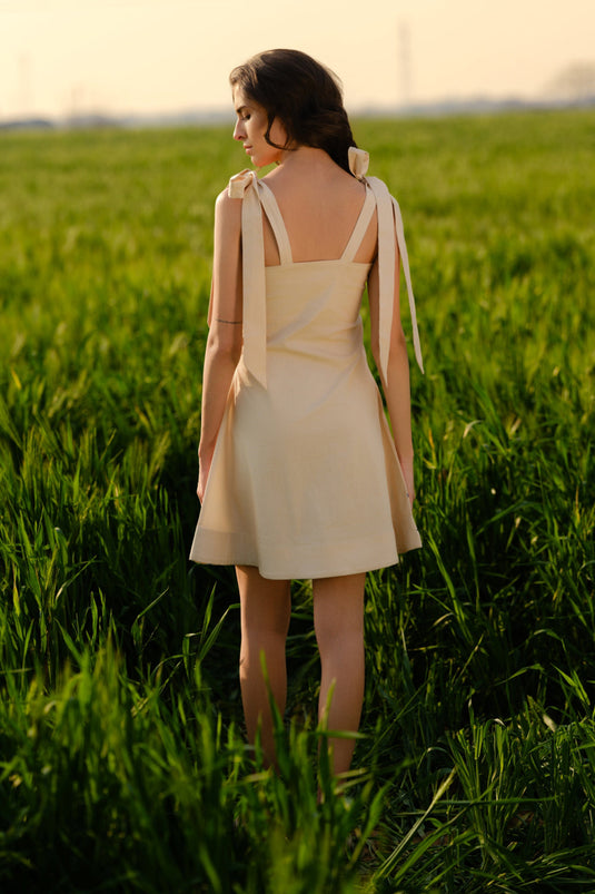 Indigo Meadow Short Dress