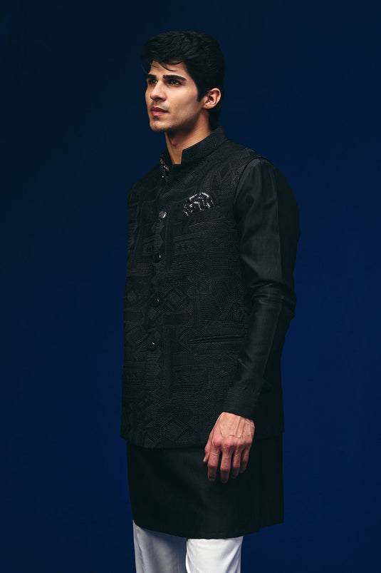 Jibaro Nehru Jacket Set