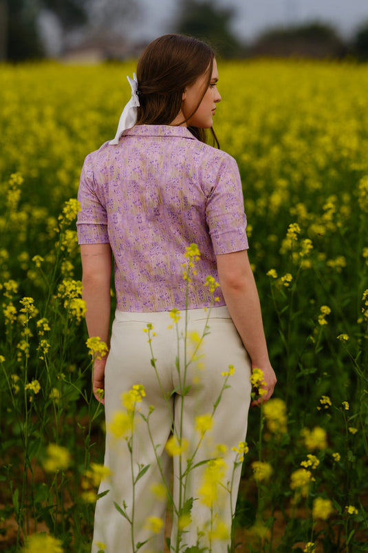 Lavender Short Blazer