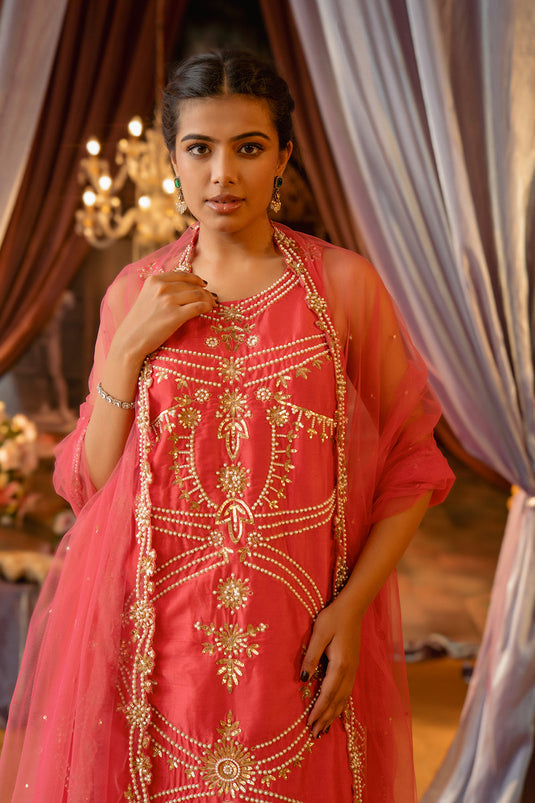 Magenta Pink Sharara