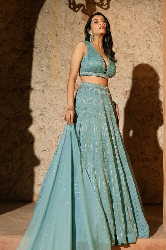 Meander Lehenga