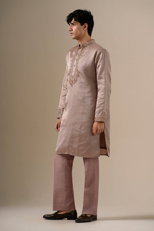 Mehfil Mauve Kurta Set