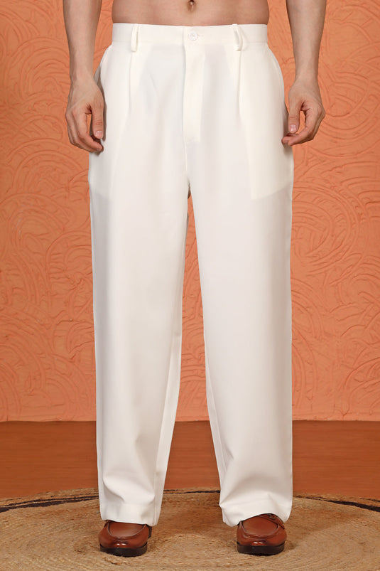 Mihir Embroidered Kurta with Loose Fit Back Elastic Parallel Pants