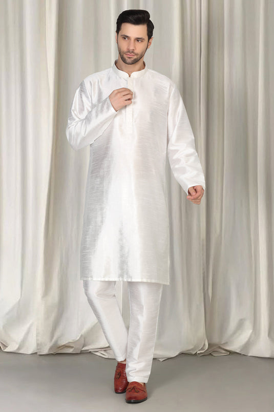 Mihir Embroidered Long Open Jacket With Kurta And Pants