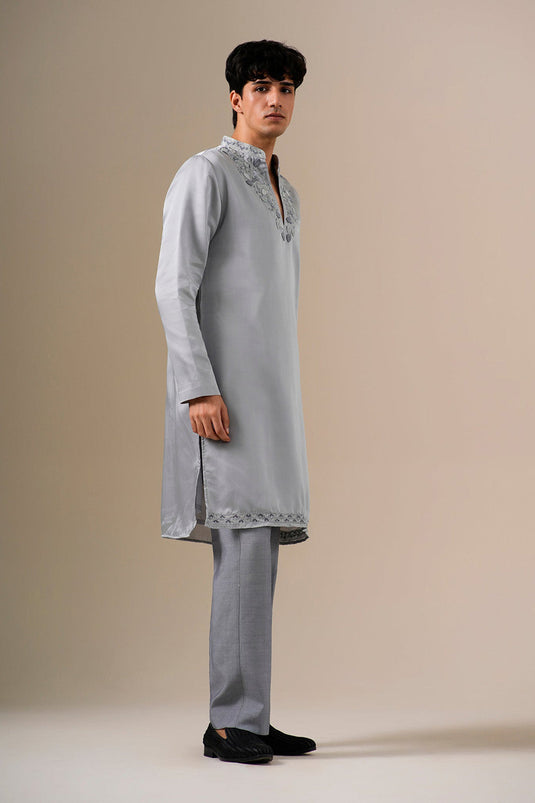 Moonstone Leaf Kurta Set