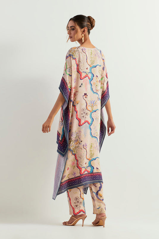 Multi Colour High Low With Pants