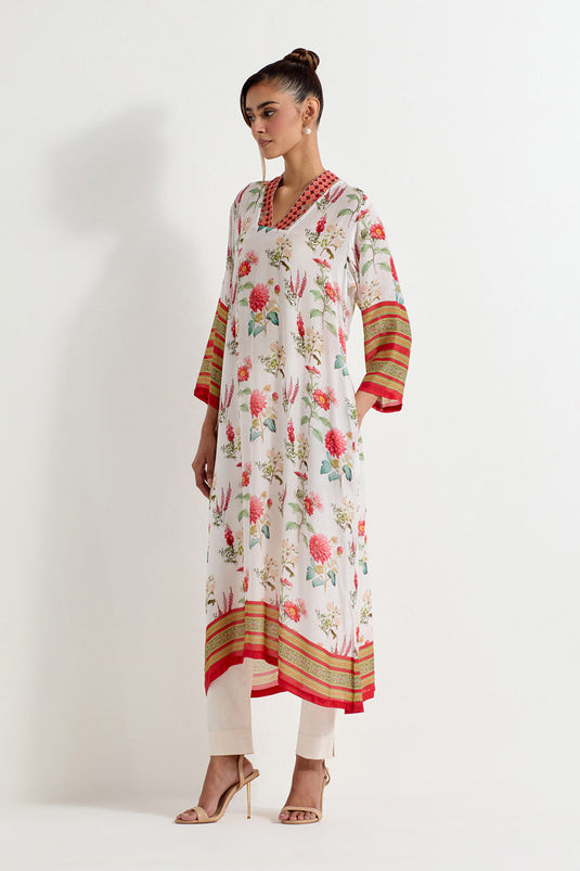 Multi Colour Kurta With Pants