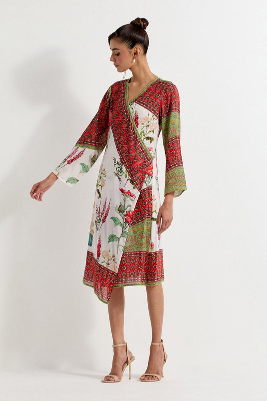 Multi Colour Rayon Dress