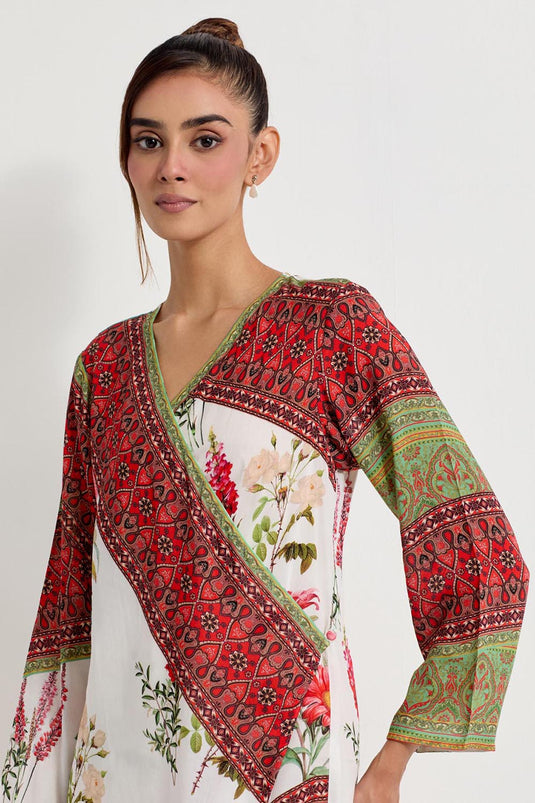 Multi Colour Rayon Dress