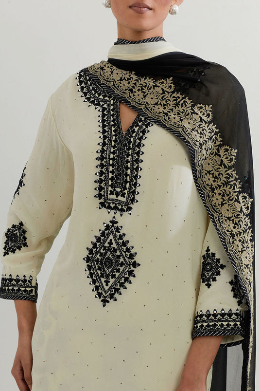 Multi Colour Sharara Set