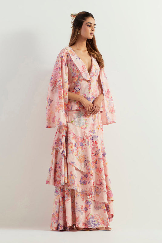 Multi Colour Top With Skirt
