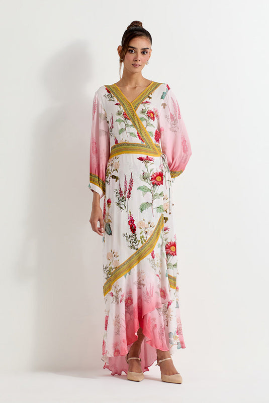 Multi Coloured Gerogette Dress