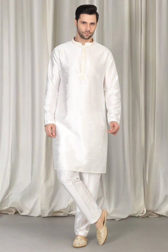 Pavitra Embroidered Long Open Jacket With Kurta And Pants
